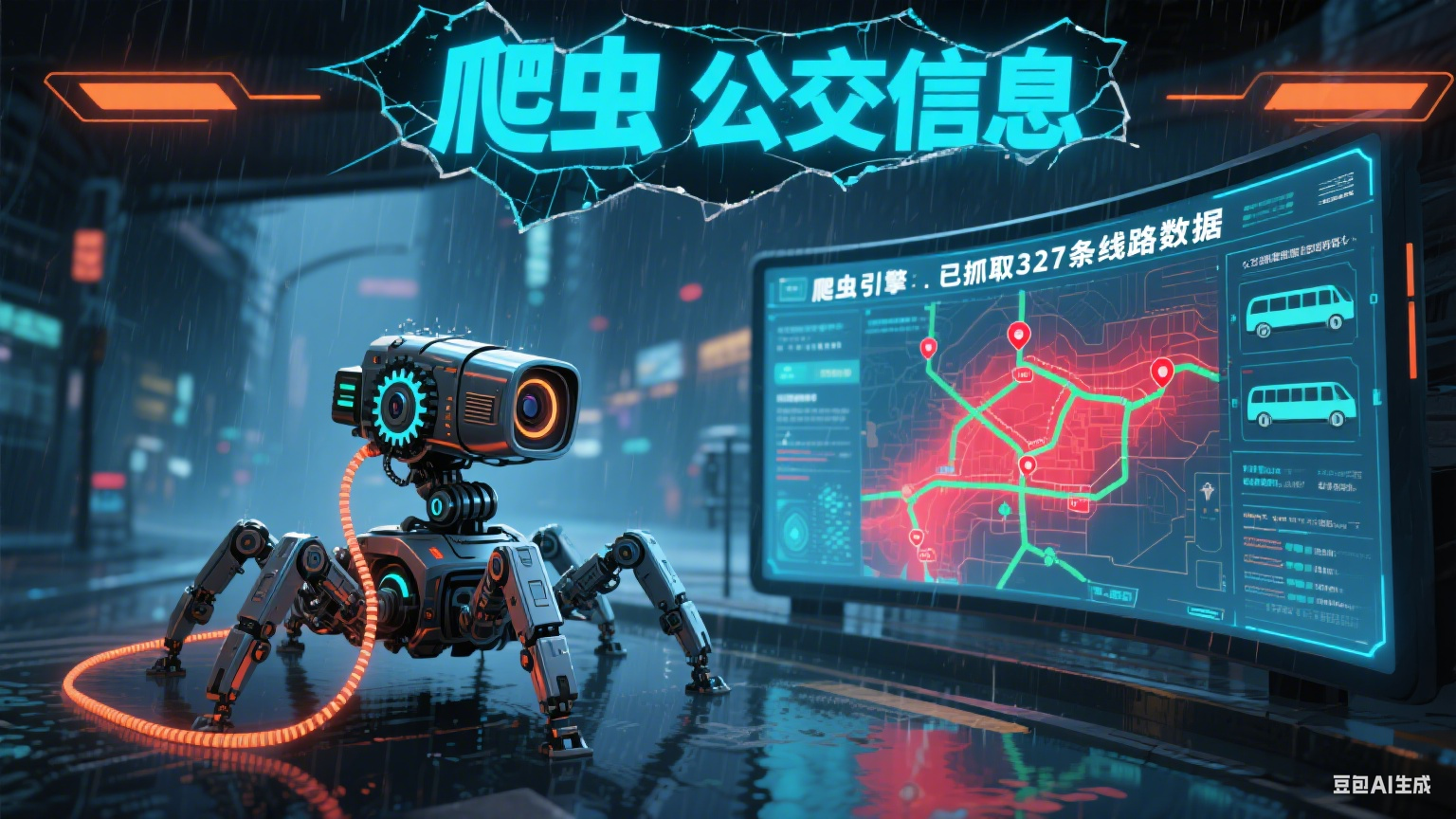爬虫学习：爬取城市公交信息