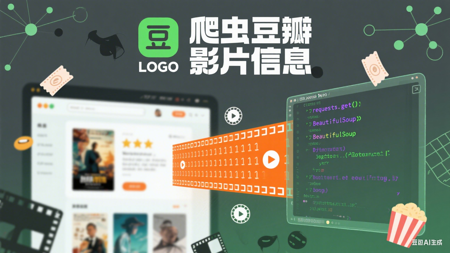 爬虫：爬取影片详细信息