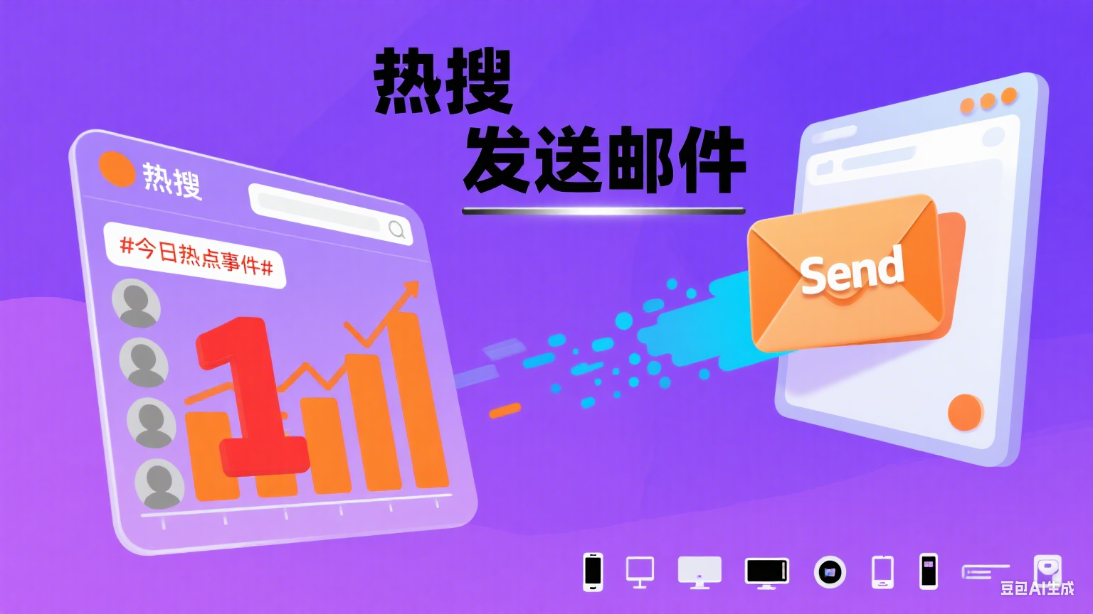 爬虫：访问热搜榜并发送邮件