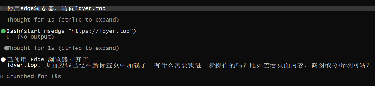 浏览器测试效果